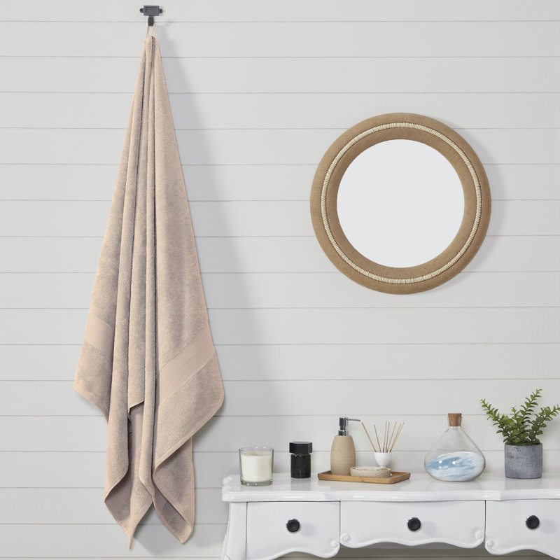 Serviette de bain 100% coton, Taupe