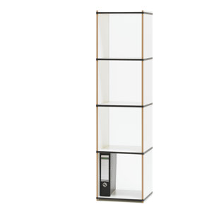 140cm H x 35cm W Wood Standard Bookcase