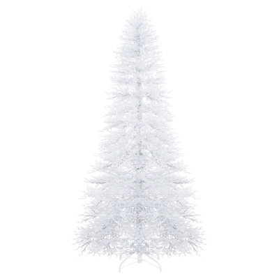 Pre-Lit White Christmas Tree