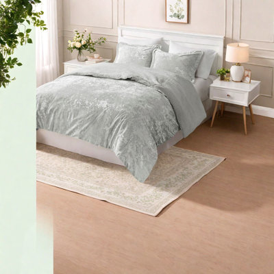 Ensemble de literie en velours luxueux avec sherpa confortable, style moderne pour la maison