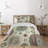 Traditional Polyester Ikat Coverlet-1510662930