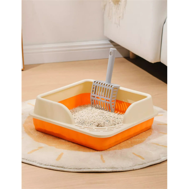 Bassin pour litière PP, Orange