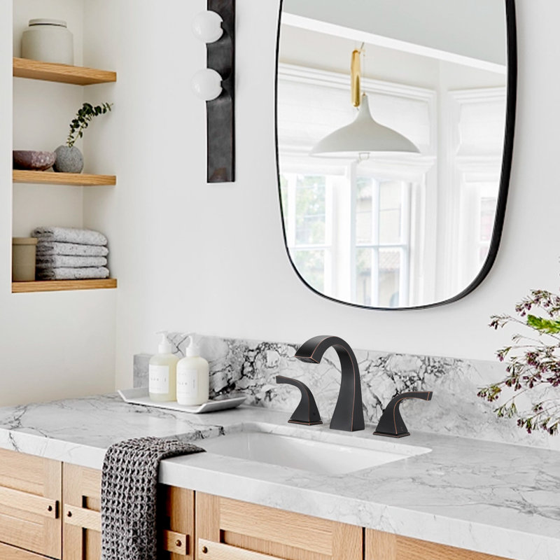 Bathroom Faucet with Drain Assembly, Oil-Rubbed Bronze