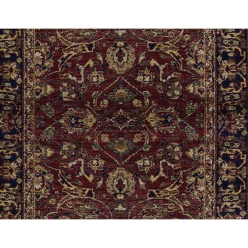 Tapis vin et bleu marine de haute qualité noué à la main