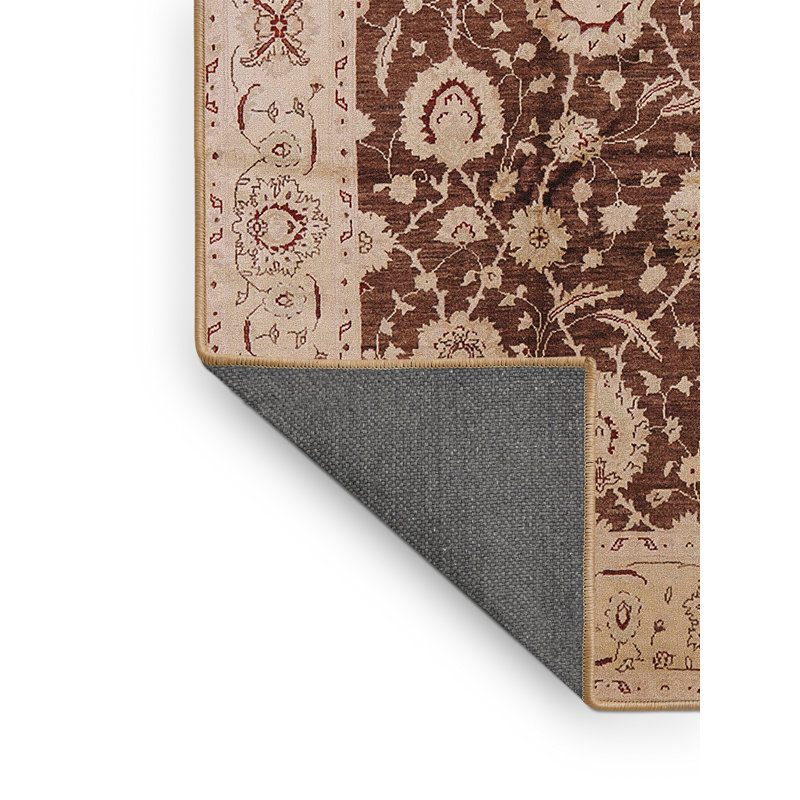 Tapis oriental beige / brun Diradur, Rectangle 5 pi x 7 pi