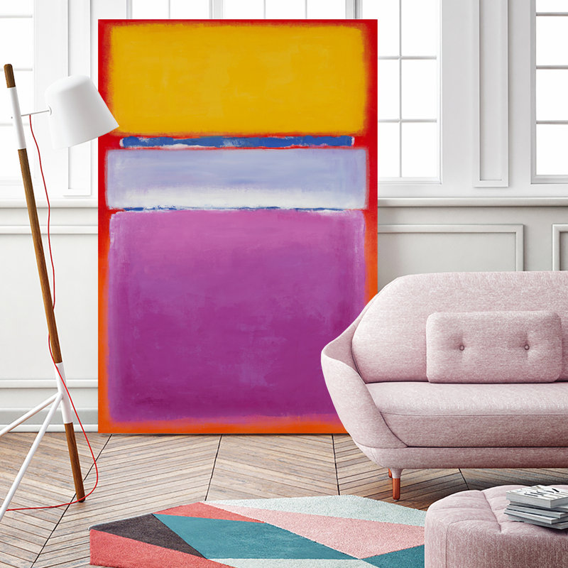 Impression planifiée sur toile par Daleno, H 72 po x l 72 po x P 1,5 po