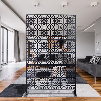 Metal Privacy Screen 76" H48" W - For Garden, Patio Rust Finish 48" W76" H Create In Gardens, Decks Fade Choice