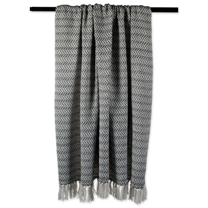 Hand Woven Throw Blanket, Mineral