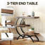 Table de bout en forme de C 11,81 pouces