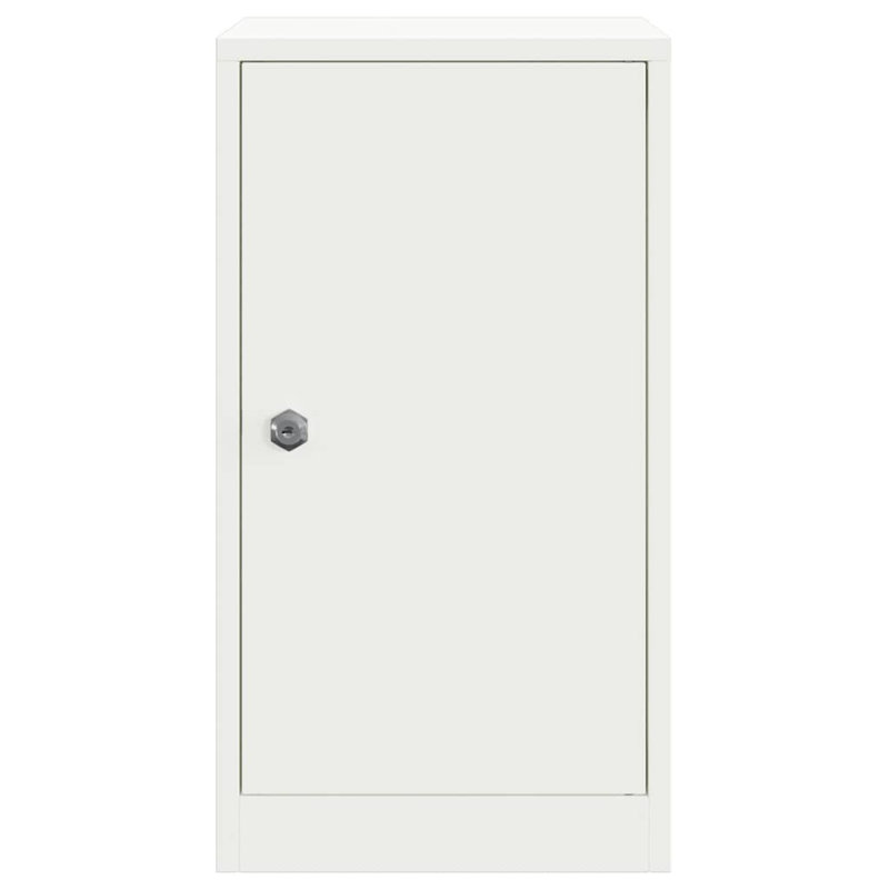 Mailbox 30 X 23 X 55 Cm Steel, White