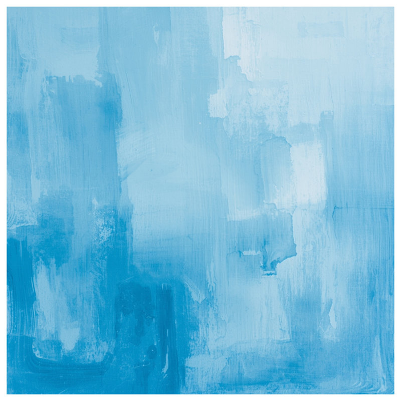 Blue Brush Stroke Texture Comforter, Queen