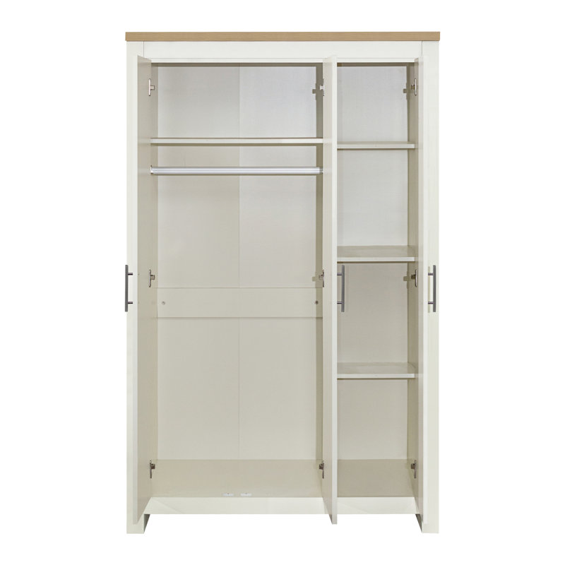 Portico 3 Door Wardrobe, Beige