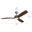 Ventilateur de plafond à 3 pales 56 po avec commande murale Lowa Park-780585430