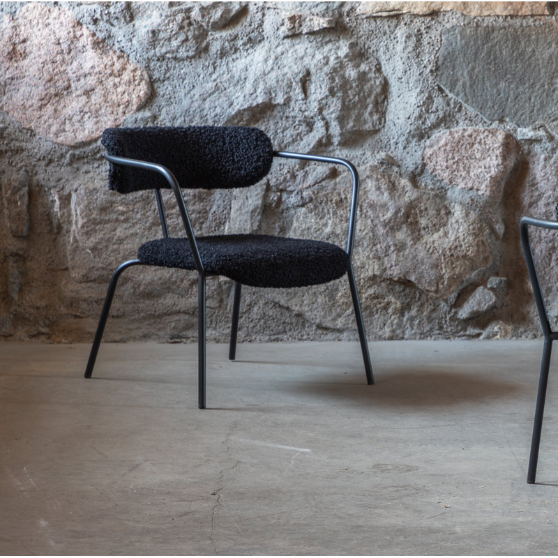 Bonview Upholstered Armchair, Black