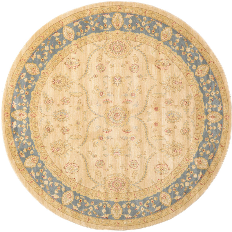 Tapis crème Moore, Rond 6 pi 1 po
