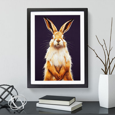 Splendid Hare - Framed Print