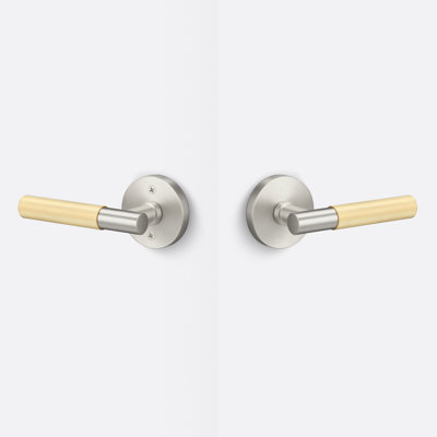 Aspra Round Passage Rosette, Knurled Grip