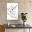 Art mural abstrait contemporain Blues-129476222