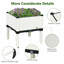 Pot à fleurs surélevé en plastique Mckeon-2029012452