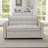 53.1" Wide Modern Convertible Microsuede Sleeper Sofa Bed With Reclining Backrest And Side Pocket-1804698052