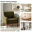 Fauteuil Arshanti avec pieds en bois massif-129932705