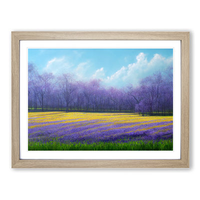 Adorable Bluebell Field - Single Picture Frame Print