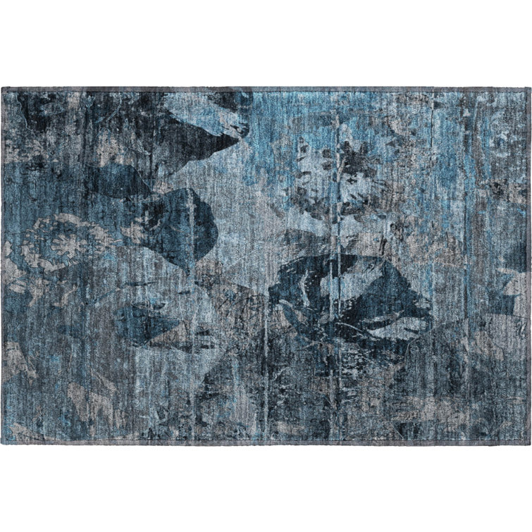 Premium Machine Washable Cerrito AMF555 Denim Rug