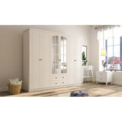 Andray 6 Door Wardrobe