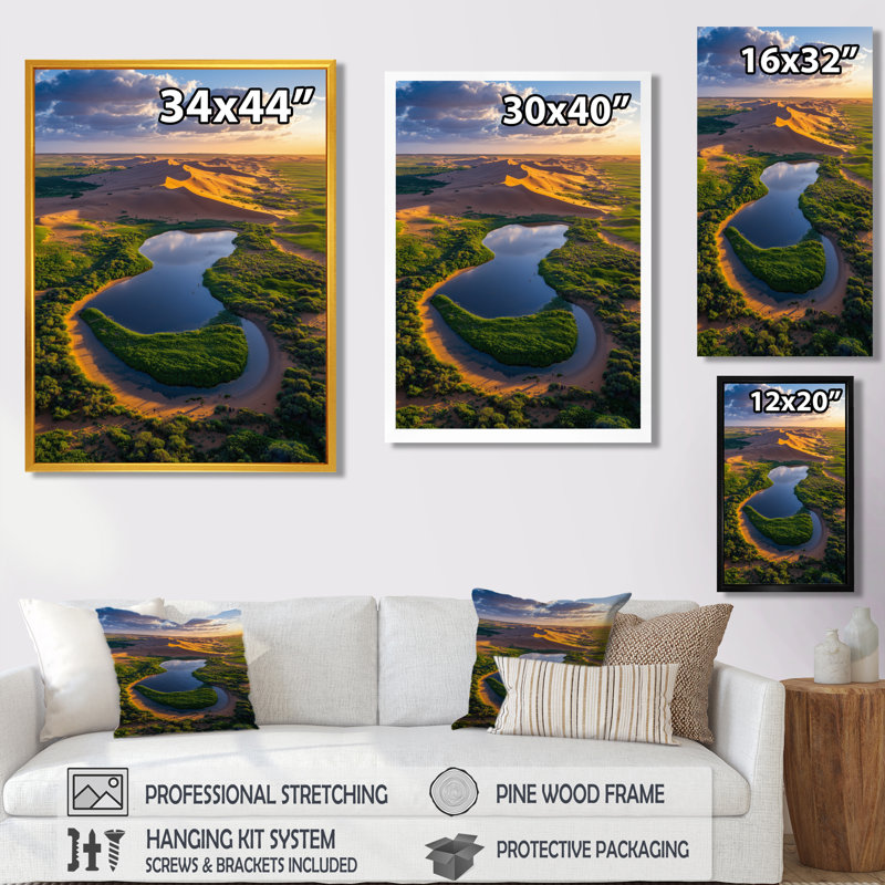 Wycombe - Landscapes Canvas Prints, H 32 po x l 16 po, Noir, noir, noir, noir, Reproduction encadrée sans passe-partout