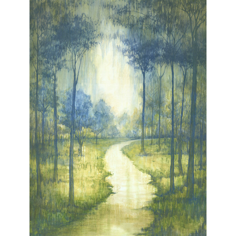 " Forest With Path ", 24" H x 18" W