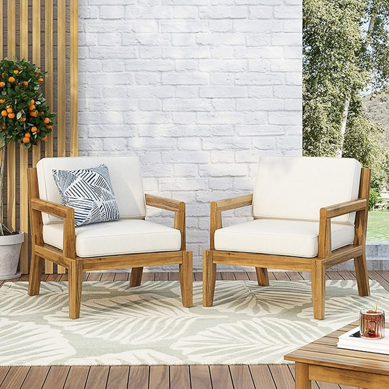 Chaise de patio avec coussins Briarmeade