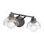 Éclairage pour salle de bain 2 lumières Julian - noir mat 16 po Julian-1225729080-1225729082-1225729083