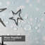 Rideau de douche avec 12 crochets Night Sky Stars Moon Snow-2039649223