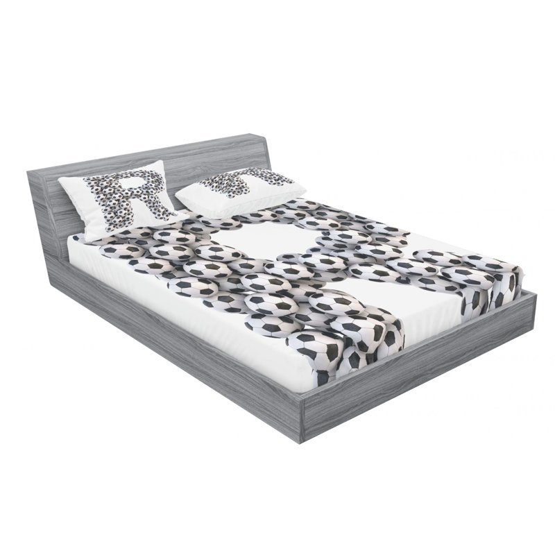 Microfiber Sheet Set, Queen Sheet Set with Fitted Sheet, R