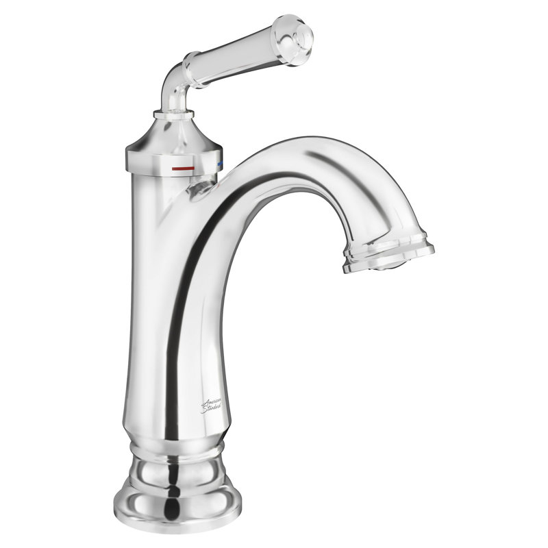 Delancey Bathroom Faucet, Polished Chrome, With Hot/Cold Indicator