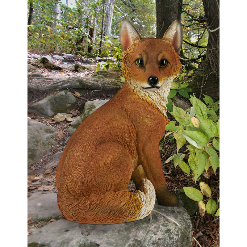Woodie the Woodland Fox Garden Statue