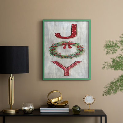 Joy Framed Print - Solid Wood