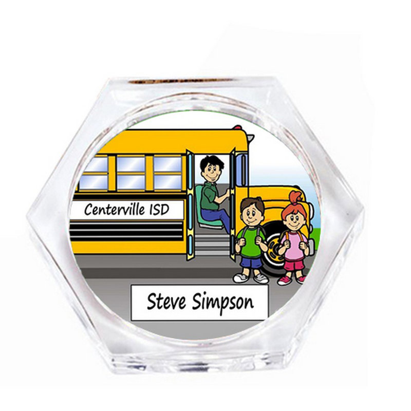 Sous-verre school bus driver