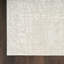 Home Texture Power Loom Polyester Abstract Area Rug in Gray/Ivory