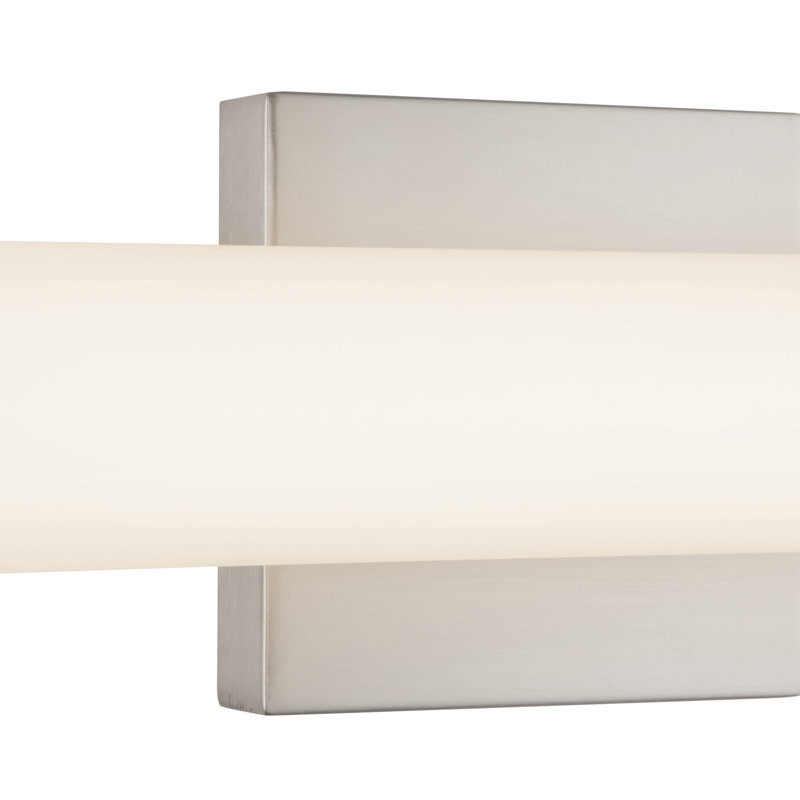Rico 24-in Black dimmable LED Wall Sconce, Nickel
