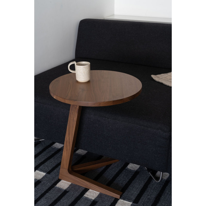 Solid Wood End Table, Walnut
