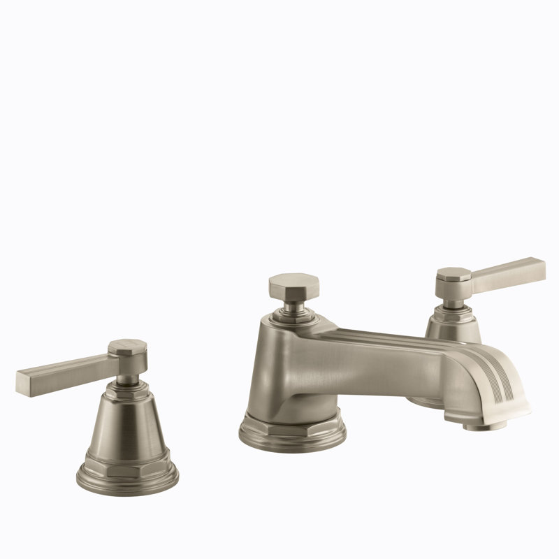 Pinstripe® Widespread Bathroom Faucet, Vibrant Brushed Bronze