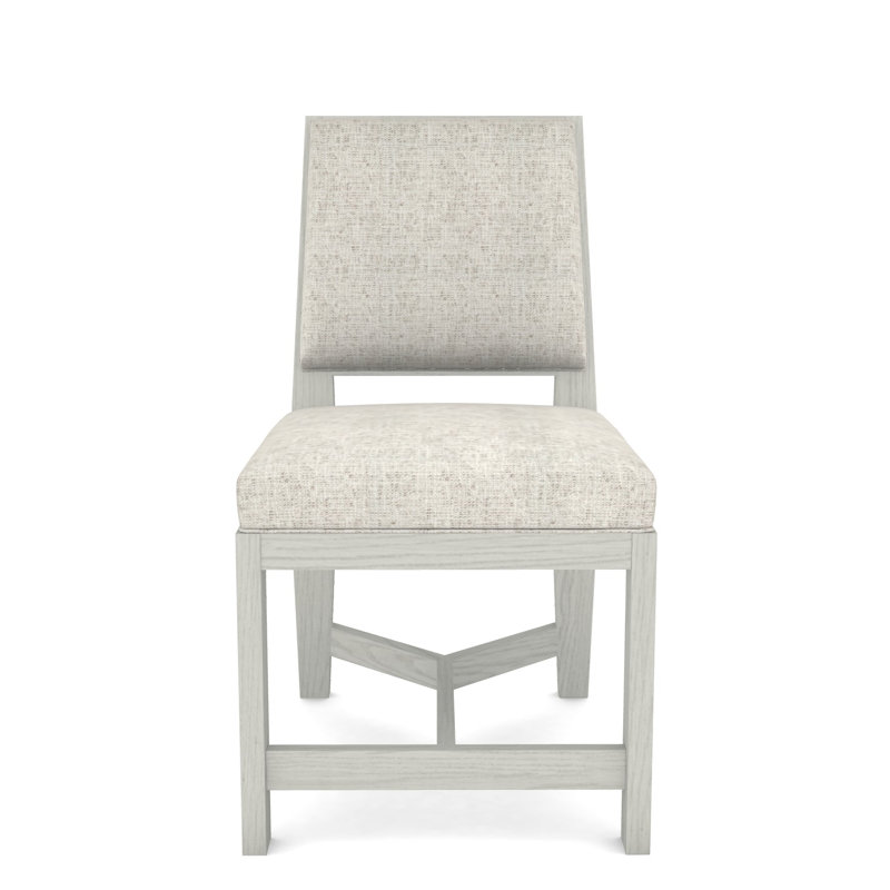 Thom Filicia Home Upholstered Back Side Chair, Tuck Metal, Navajo