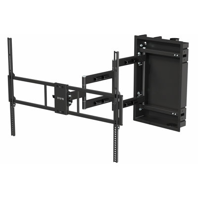 VIVO Premium Recessed In-Wall TV Mount for up to 100" LED LCD Screens, Ultra Low Profile (MOUNT-REC02)