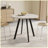 Modern minimalist circular dining table