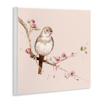 Sweetest Brown Bird Wall Plaque, design by Lisa Wehmeyer
