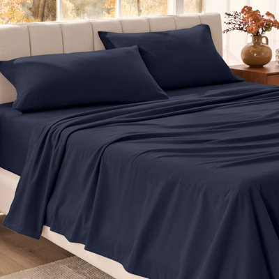Ensemble de draps en flanelle 100% coton biologique