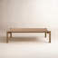 Riven Oak Wood Rectangular Coffee Table