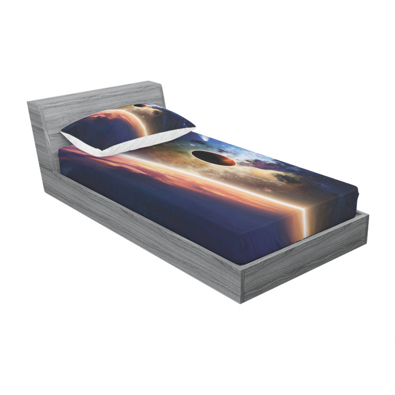 Microfiber Sheet Set, Twin XL Sheet Set with Fitted Sheet