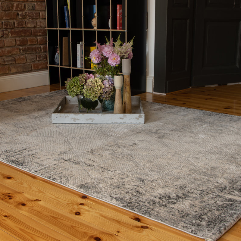 Salsa Area Rug, Rectangular 80 x 150cm, Grey/Brown/Blue